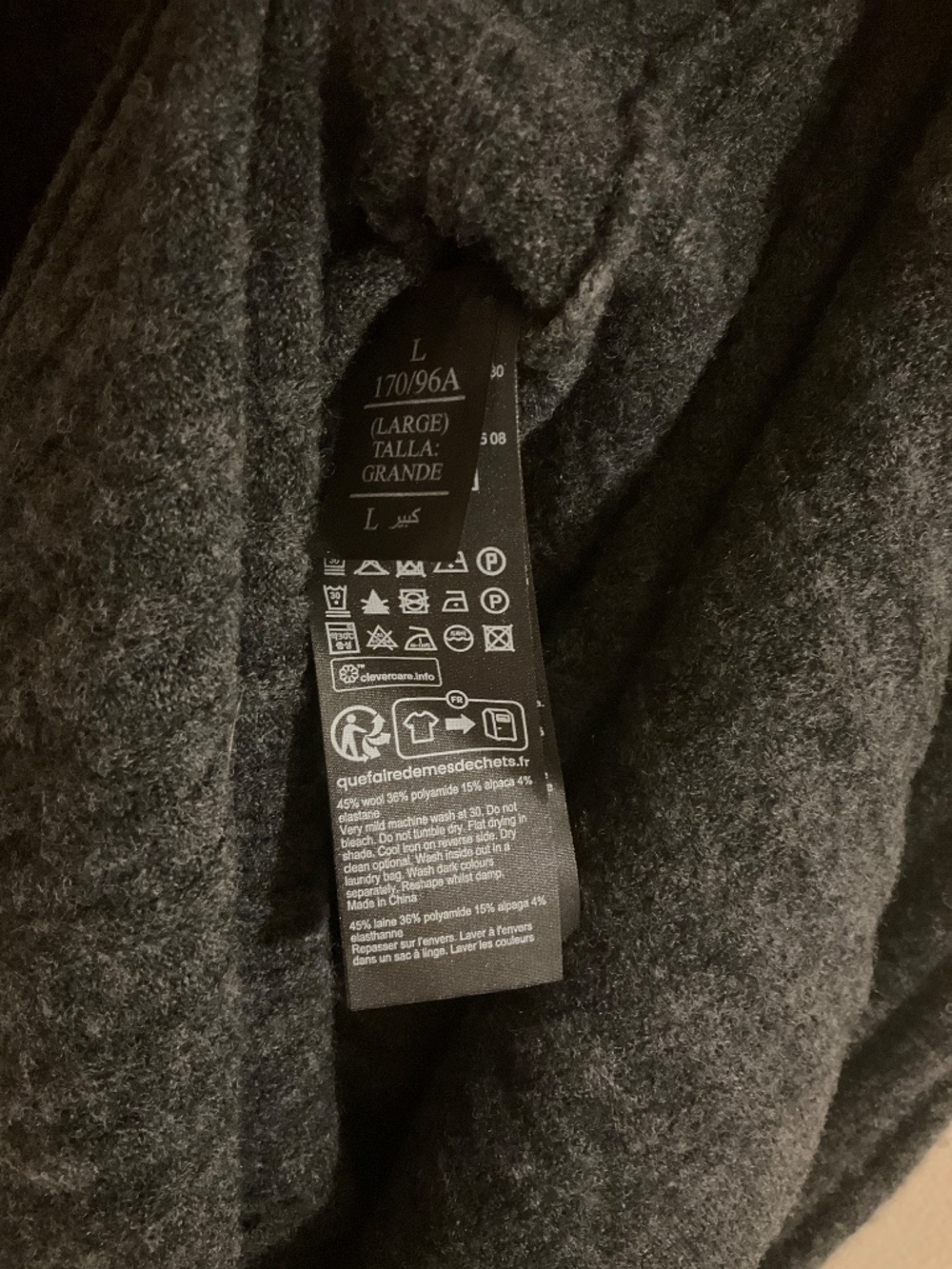 AllSaints Sabine Wool Blend Jumper Dress - Picture 7 of 8